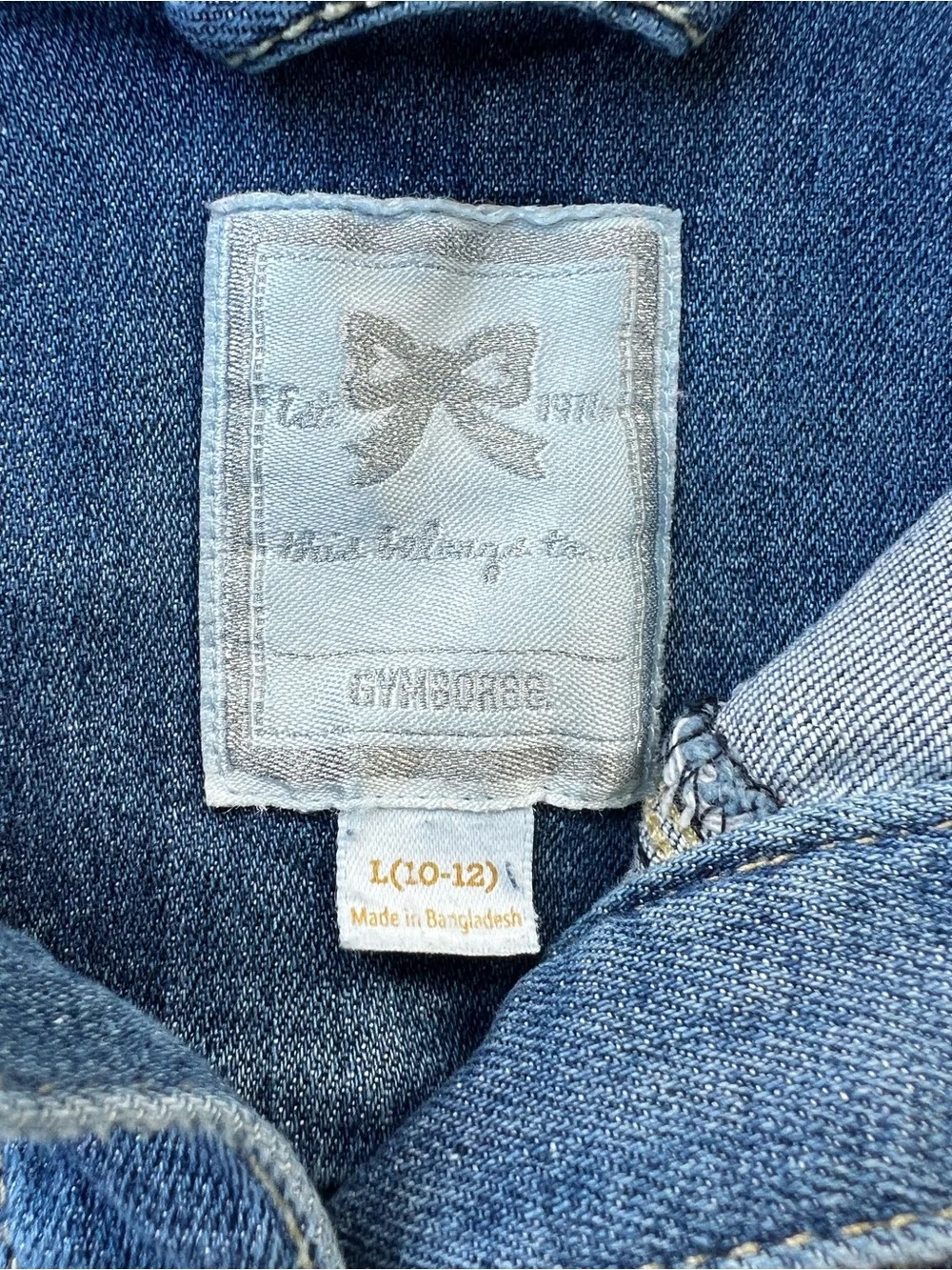 Gymboree Medium Blue Kids Denim Jacket with Button Front